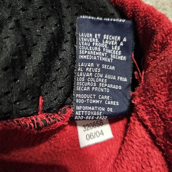 Vintage Y2k Tommy Hilfiger Quarter-Zip Fleece Sweater - Picture 5 of 6